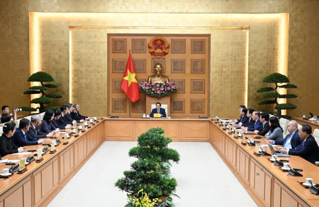 Quang cảnh buổi tiếp.