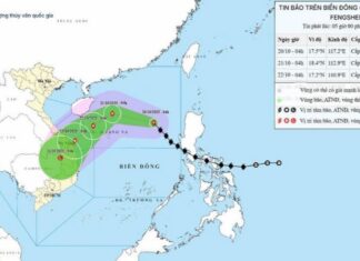 Bão số 12 giật cấp 11, cách đặc khu Hoàng Sa khoảng 540km Bão số 12 giật cấp 11, cách đặc khu Hoàng Sa khoảng 540km