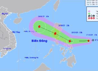 Ngày 19/10, Biển Đông đón bão số 12 Ngày 19/10, Biển Đông đón bão số 12