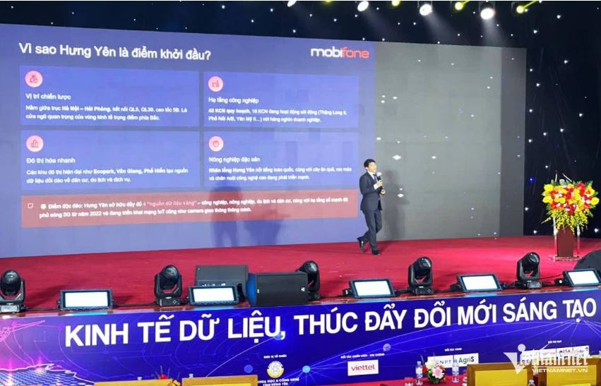 Ông Nguyễn Tuấn Huy cho rằng, Hưng Yên có đủ bốn nguồn dữ liệu vàng – công nghiệp, nông nghiệp, du lịch và dân cư – cùng hạ tầng số mạnh mẽ.