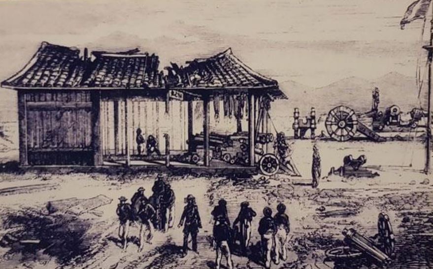 Thành Điện Hải bị liên quân Pháp – Tây Ban Nha tấn công ngày 2-9-1858.