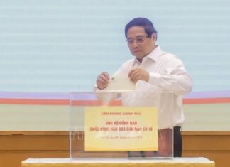 Thủ tướng Phạm Minh Chính và lãnh đạo Chính phủ ủng hộ đồng bào bị thiệt hại do bão lũ Thủ tướng Phạm Minh Chính và lãnh đạo Chính phủ ủng hộ đồng bào bị thiệt hại do bão lũ