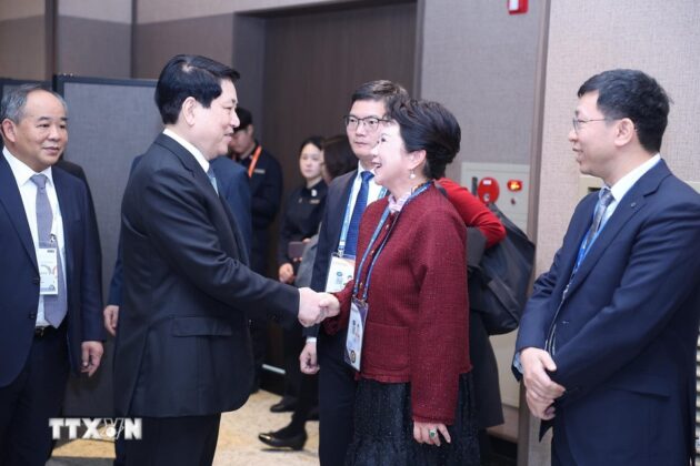 Chủ tịch nước Lương Cường tiếp Tiến sỹ L&yacute; Lợi, Người s&aacute;ng lập Tập đo&agrave;n MEBO.