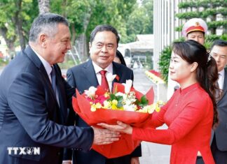 Chủ tịch Quốc hội Trần Thanh Mẫn tiếp Chủ tịch Hạ viện Uzbekistan