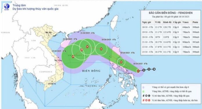 Áp thấp nhiệt đới mạnh lên thành bão gần Biển Đông Áp thấp nhiệt đới mạnh lên thành bão gần Biển Đông