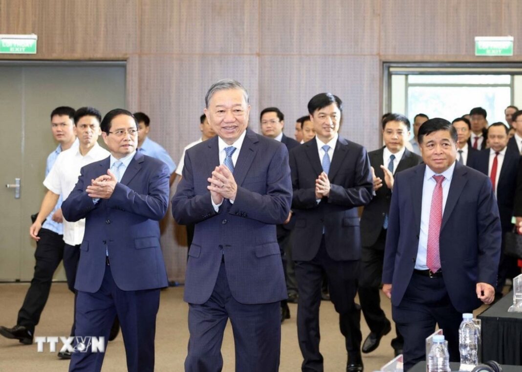 Tổng Bí thư Tô Lâm dự Lễ hưởng ứng Ngày hội đổi mới sáng tạo Quốc gia năm 2025
