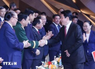 Chủ tịch nước Lương Cường dự Lễ kỷ niệm 50 năm Quốc khánh Lào