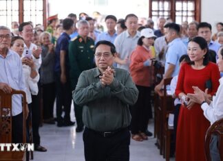 Thủ tướng Phạm Minh Chính dự Ngày hội Đại đoàn kết toàn dân tộc tại xã Đề Gi