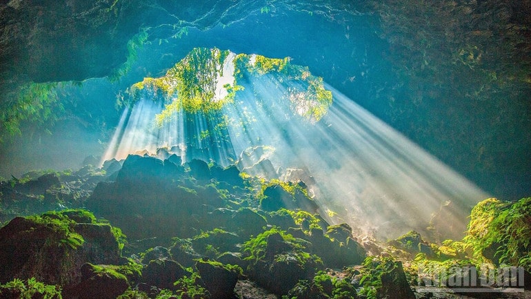 Một trong số 50 hang động dung nham thuộc hệ thống Công viên địa chất toàn cầu UNESCO Đắk Nông.