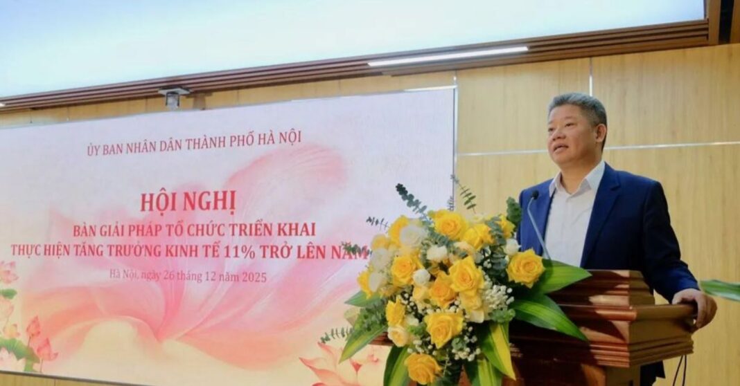 Hà Nội phấn đấu tăng trưởng kinh tế 11% trở lên năm 2026: từ mục tiêu đến hành động