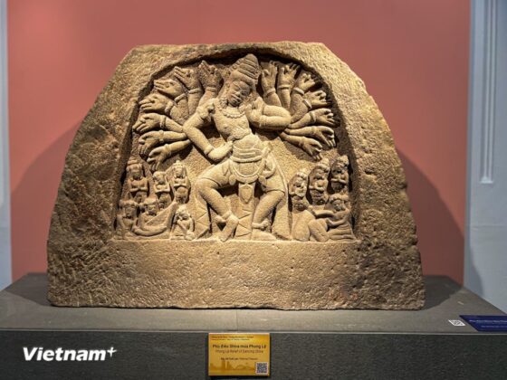 Ph&ugrave; đi&ecirc;u Shiva m&uacute;a Phong Lệ với nhiều c&aacute;nh tay x&ograve;e rộng, tượng trưng cho năng lượng s&aacute;ng tạo v&agrave; hủy diệt v&ocirc; tận của vị thần tối cao.