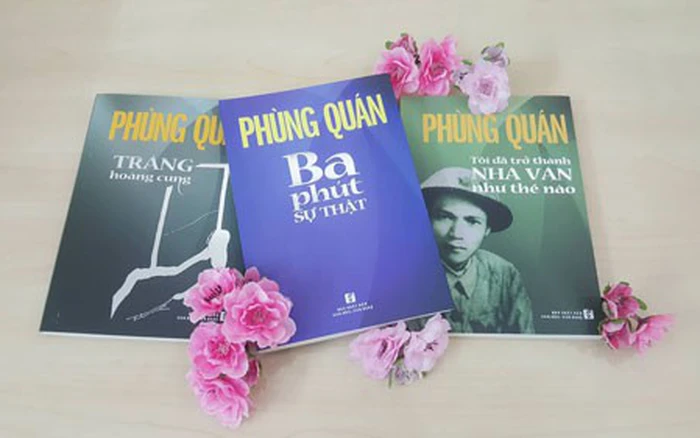 Bìa 3 cuốn sách mới tái bản của Phùng Quán