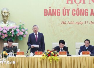 Tổng Bí thư Tô Lâm dự Hội nghị Đảng ủy Công an Trung ương