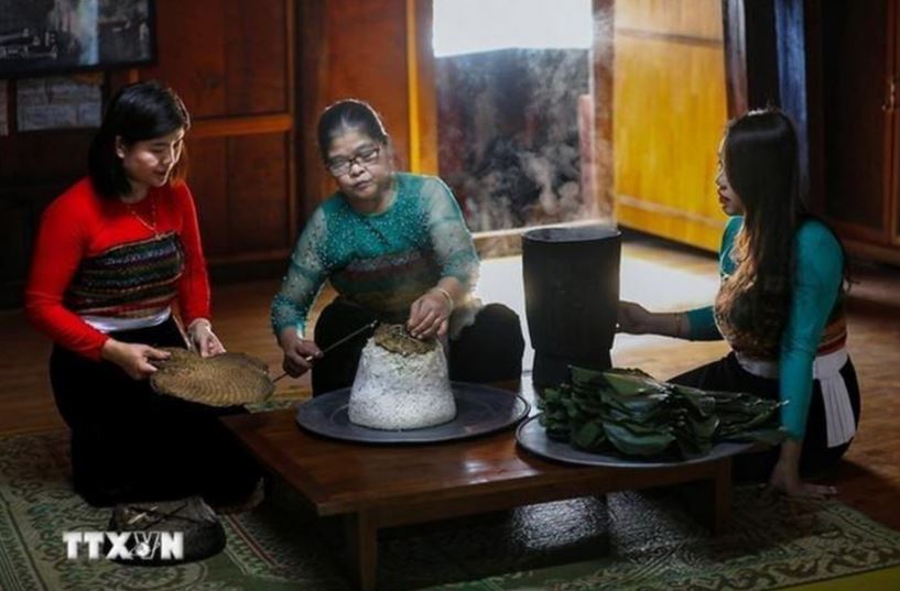 Phú Thọ: Độc đáo lễ mừng cơm mới của đồng bào Thái ở Mai Châu