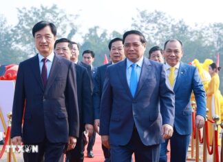 Thủ tướng Phạm Minh Chính dự Lễ khởi công dự án Khu đô thị thể thao Olympic tại Hà Nội