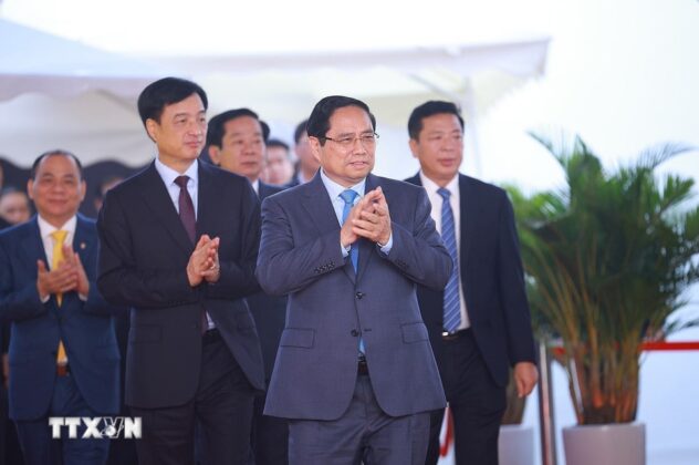 Thủ tướng Phạm Minh Ch&iacute;nh dự khởi c&ocirc;ng Dự &aacute;n đầu tư x&acirc;y dựng Khu đ&ocirc; thị thể thao Olympic, H&agrave; Nội.