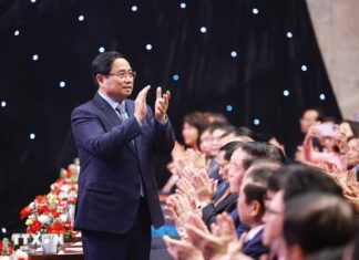 Thủ tướng Phạm Minh Chính dự Lễ trao Giải thưởng toàn quốc về Thông tin Đối ngoại lần thứ XI