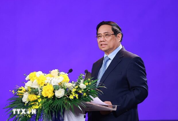 Thủ tướng Phạm Minh Ch&iacute;nh ph&aacute;t biểu chỉ đạo tại Lễ trao Giải thưởng to&agrave;n quốc về Th&ocirc;ng tin Đối ngoại lần thứ XI.