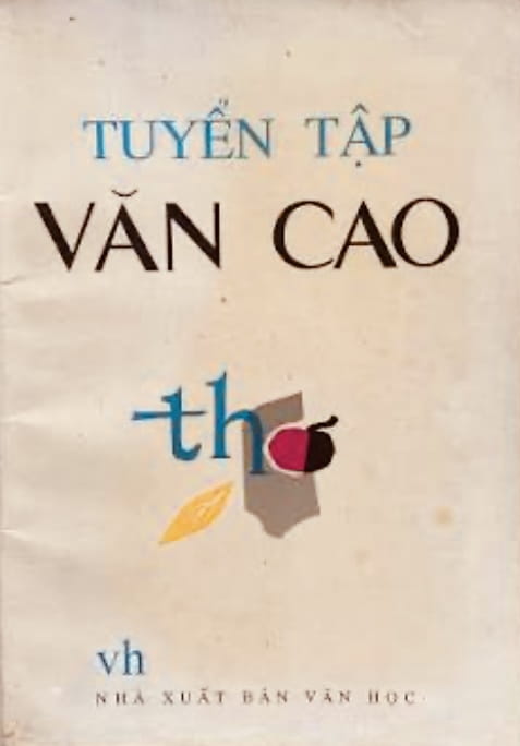 Bìa “Tuyển tập thơ Văn Cao”.