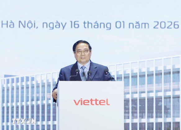 Thủ tướng Phạm Minh Ch&iacute;nh ph&aacute;t biểu.