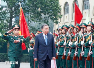 Tổng Bí thư Tô Lâm thăm, làm việc với Học viện Kỹ thuật quân sự