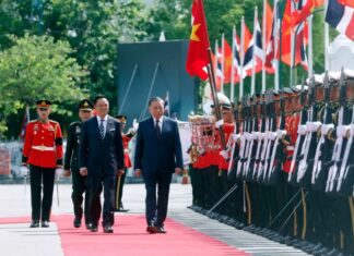 Lễ đón Tổng Bí thư, Chủ tịch nước Tô Lâm và Phu nhân thăm chính thức Thái Lan