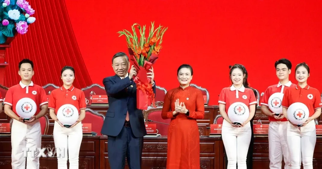 Tổng Bí thư, Chủ tịch nước Tô Lâm dự Đại hội đại biểu toàn quốc Hội Chữ thập đỏ Việt Nam lần thứ XII