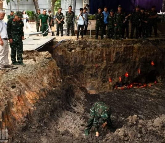 Tìm thấy 16 hài cốt liệt sĩ tại Công viên Lê Thị Riêng